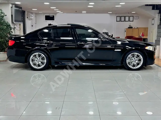 BMW 5.25d موديل 2012, X DRIVE M SPORT, نظام NBT, TABA, شفط, باكاج كهربائي من 4S AUTO