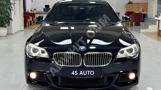 BMW 5.25d موديل 2012, X DRIVE M SPORT, نظام NBT, TABA, شفط, باكاج كهربائي من 4S AUTO