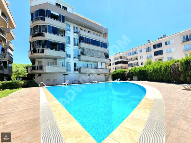 2+1 apartment with luxurious design, front-facing with a pool in a residential complex - by GÜMÜŞ