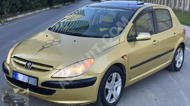 PEUGEOT 307 - موديل 2004  - فتحه سقف - مع امكانية التقسيط - من KABAYER MOTORS