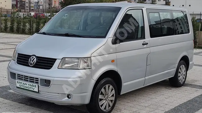 VOLKSWAGEN TRANSPORTER  1.9TDI موديل 2007, سقف زجاجي, برخصة ميني باص, 3 قطع طلاء وقطعة تغيير