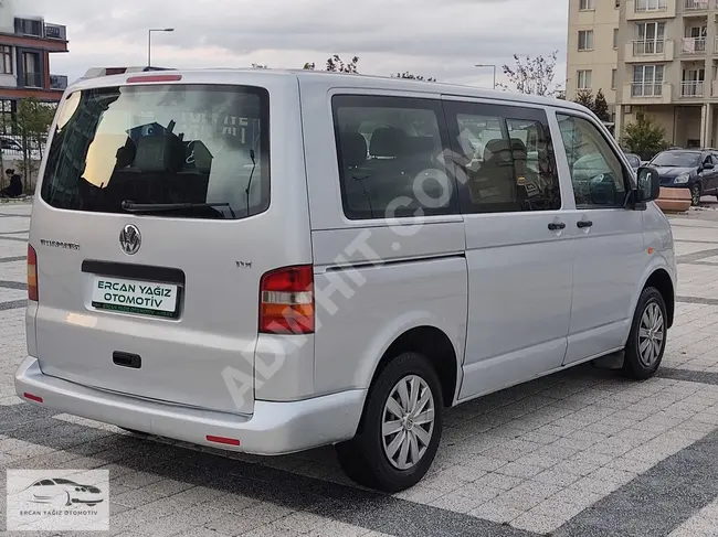 VOLKSWAGEN TRANSPORTER  1.9TDI موديل 2007, سقف زجاجي, برخصة ميني باص, 3 قطع طلاء وقطعة تغيير