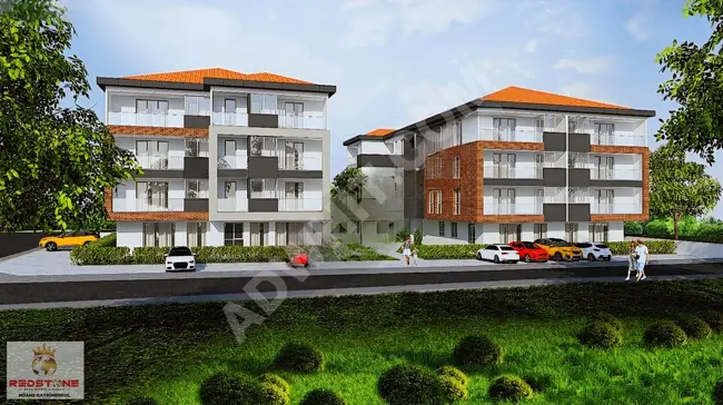 2+1 apartment for sale from the project within the ÇANAKKALE BİGA KONAKLARI complex on ÇAN Street.