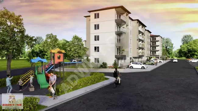 3+1 apartment for sale in the BİGA KORUPARK project in the ÇANAKKALE area