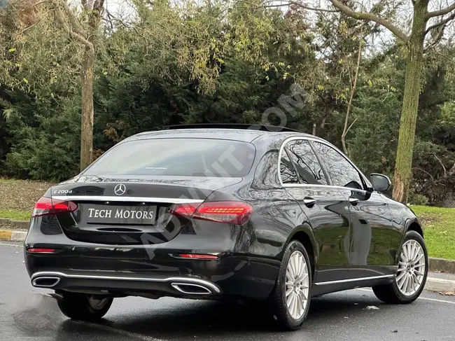 Mercedes موديل 2021, E200D,نظام BURMESTER +شفط + باكاج كهربائي + نظام ملاحة + شحن لاسلكي +بدون عيوب - TECHMOTORS