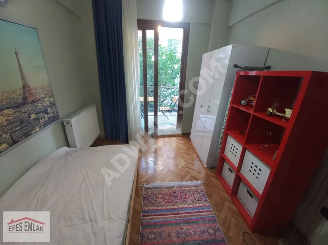 Fully furnished luxury apartment on the second floor for sale in Kadıköy Rasimpaşa