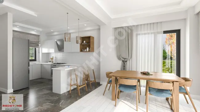 Duplex Villa 4+1 for Sale in the YENİÇİFTLİK area by REDSTONE NÜANS