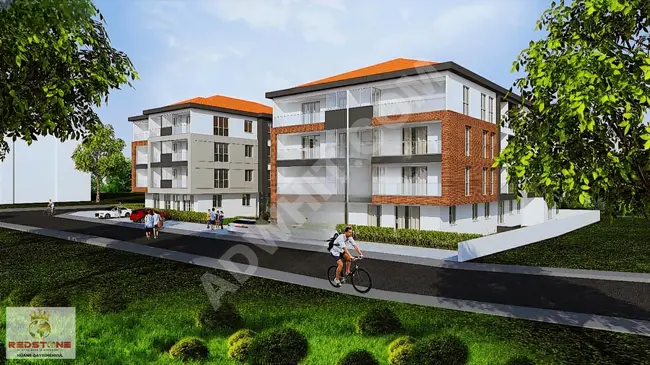 2+1 apartment for sale from the project within the ÇANAKKALE BİGA KONAKLARI complex on ÇAN Street.