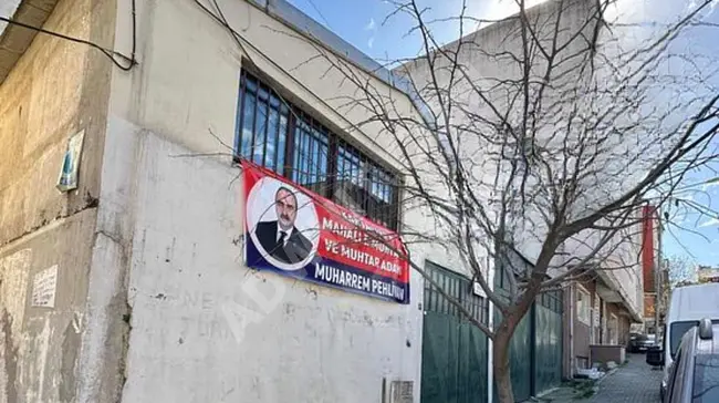 Land for sale with a warehouse in a unique central location in the SEFAKÖY SAFRA neighborhood