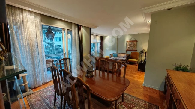 Apartment with large balcony and close view from the metro in 1. Levent