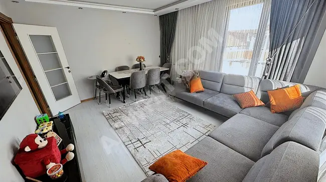 Luxury apartment for sale, 100 sqm with parking space within the EYÜP SİLAHTAR complex.