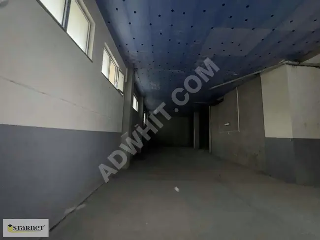 Warehouse for rent with an area of 500 m² in the center of Kâğıthane neighborhood.