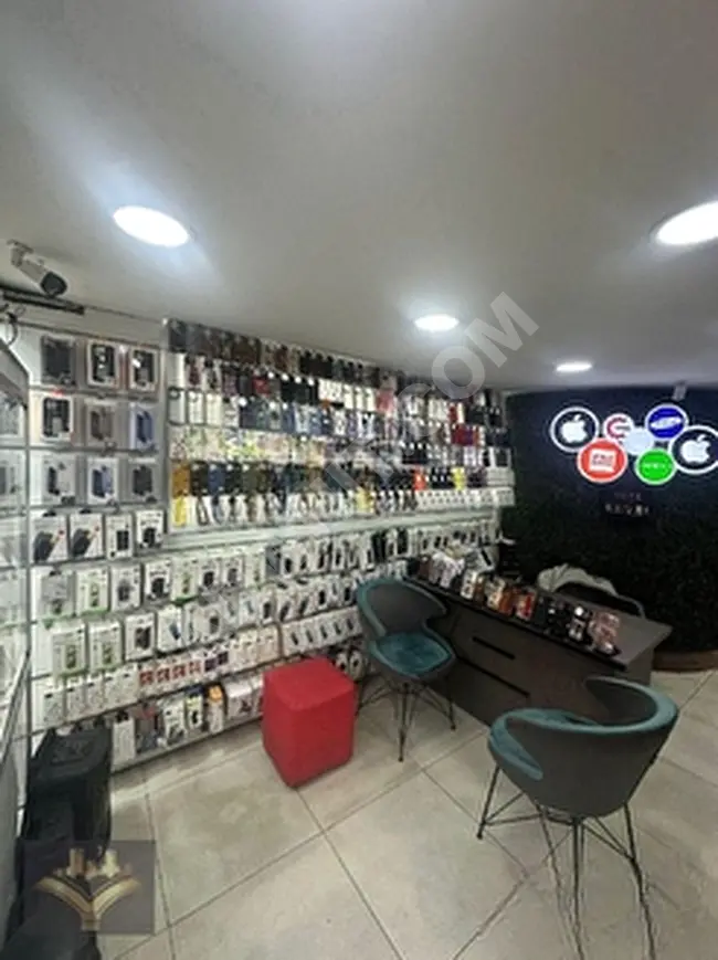 Mobile phone store for sale with a transfer system by ÖZYAZI EMLAK.