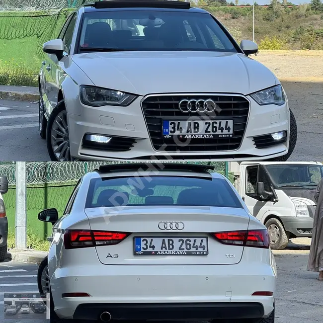 سيارة Audi A3 موديل 2014 - بمسافة 224.000 كم/ ثبات السرعة/ FULL