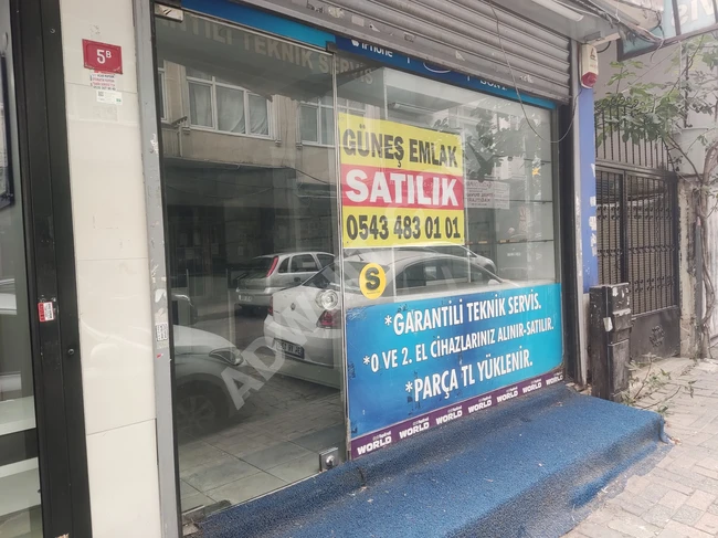 Two-floor shop for sale in the Şirinevler area