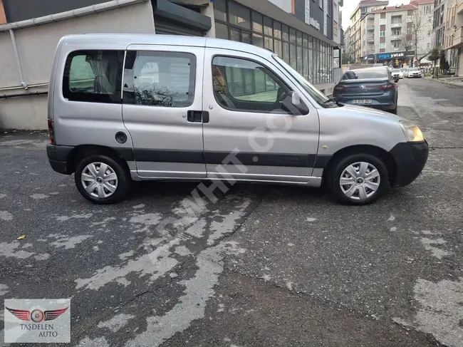 CITREON BERLINGO 1.9 DCI  بمكيف, موديل 2007, ببابين منزلقين, باكاج خلفي مفرد, يمكن سحب على بطاقة الائتمان