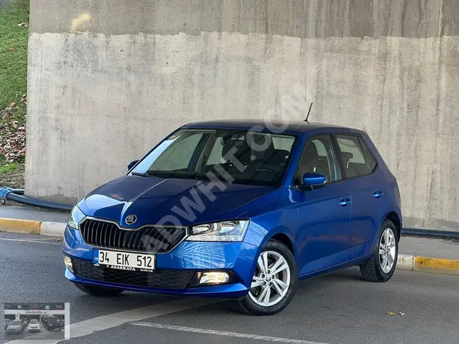 سيارة Skoda Fabia موديل 2021 - بمسافة 40.000 كم - تشغيل تلقائي - تحكم مناخي مزدوج