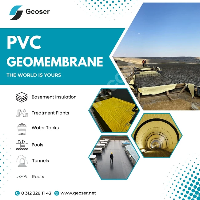 Geomembrane. Waterstop. High-density polyethylene.