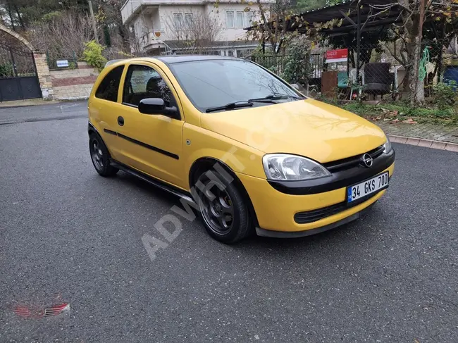 Opel Corsa with registration, model 2004, 1.7 DCI with air conditioning, available for credit card payment and exchange.