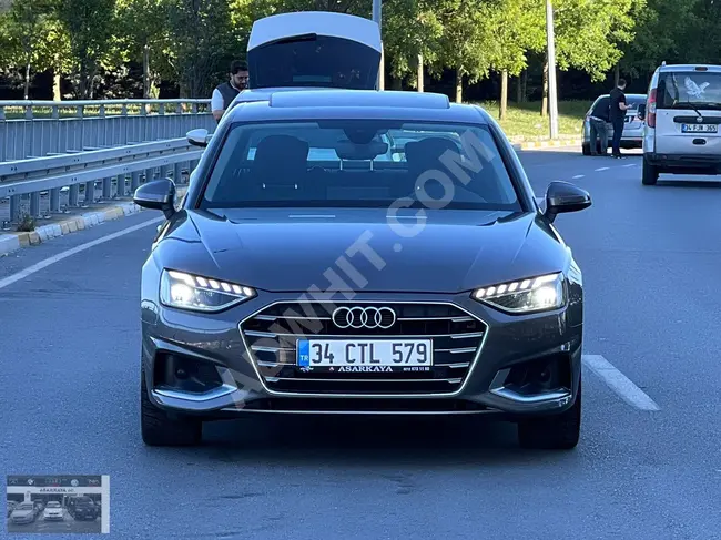 سيارة Audi A4 موديل 2020 - بدون أخطاء/ بمسافة 93.400 كيلومتر/ فتحة سقف/ جلد/ تدفئة/ مرايا كهربائية/ شحن كهربائي