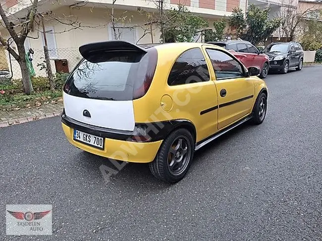 Opel Corsa with registration, model 2004, 1.7 DCI with air conditioning, available for credit card payment and exchange.