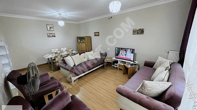 2+1 apartment for sale, fully furnished, not rented, for sale in Emlak Konut Başakşehir Evleri, section 4.