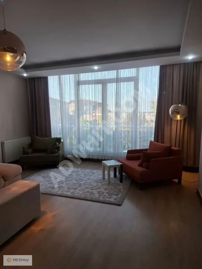 Luxurious 3+1 furnished apartment for rent in Beylikdüzü, Avrupa Street