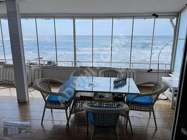 A new chalet directly on the sea in the BÜYÜKÇEKMECE CELALİYE area.