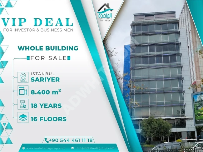 Investment offer for a commercial building for sale in Istanbul