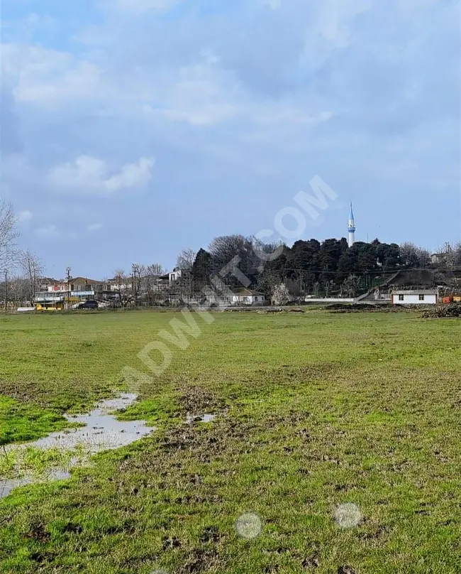 Land for sale in Çatalca, Ormanlı Village, equipped with a zoning plan with official permission.