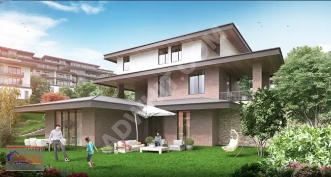 Luxury 4+1 apartment with large terrace for sale in VADI EVLERI 1st Phase