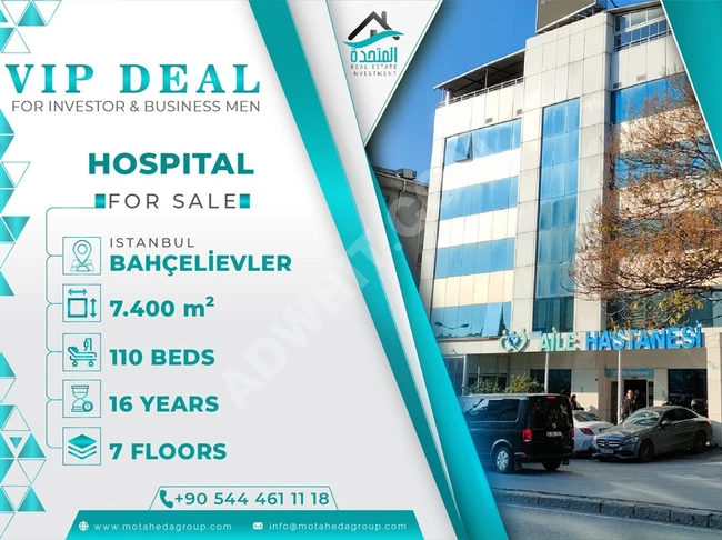 Invest in the healthcare sector and own a hospital in Istanbul