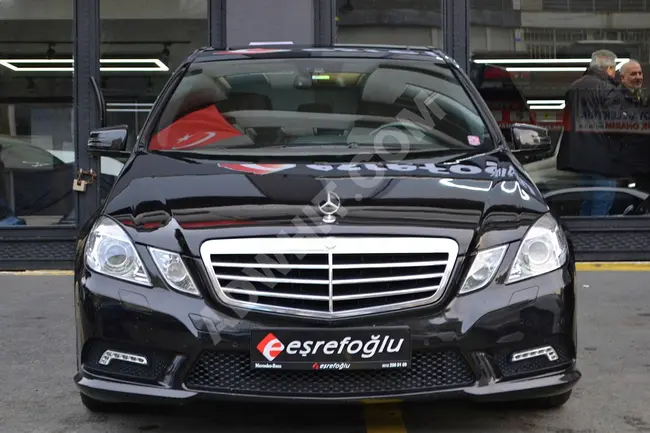 Mercedes-Benz E 250 CDI car with dynamic brown interior seats, flawless from EŞREFOĞLU