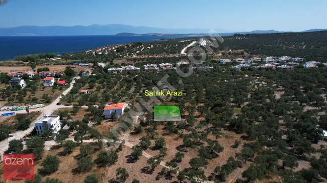 Land designated for construction for sale near the sea in Balikesir Gomec Keremkoy