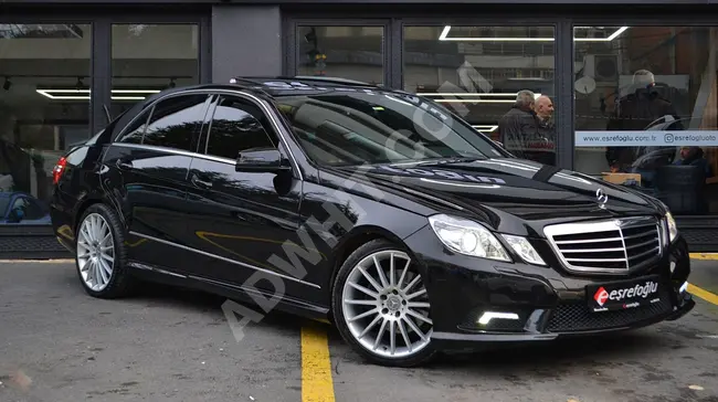 Mercedes-Benz E 250 CDI car with dynamic brown interior seats, flawless from EŞREFOĞLU