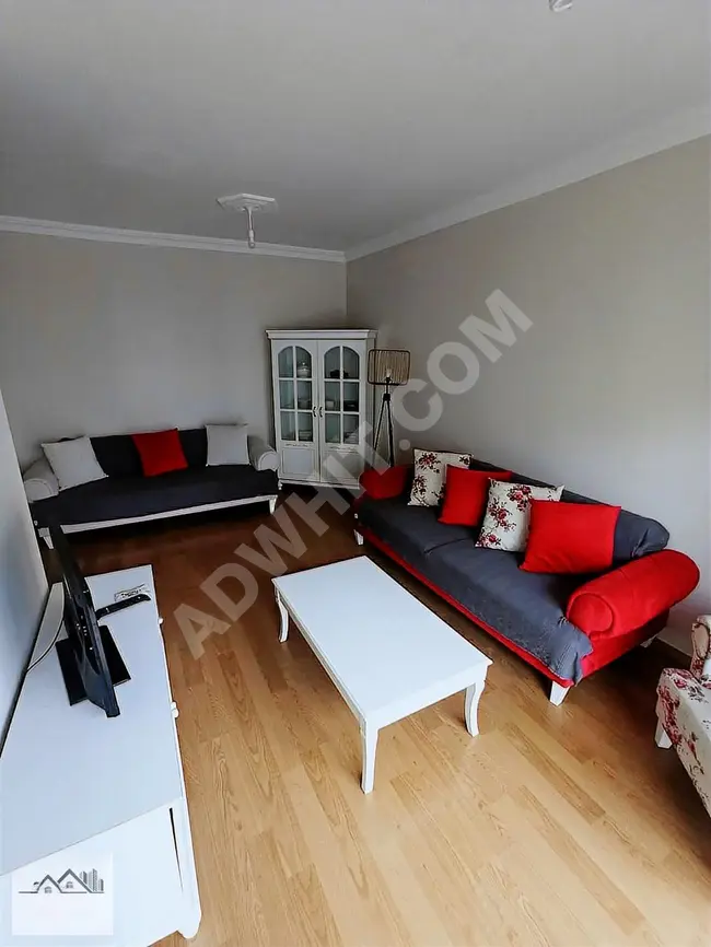 2+1 medium type apartment fully furnished for rent in SILIVRI KIPTAS 3rd STAGE.