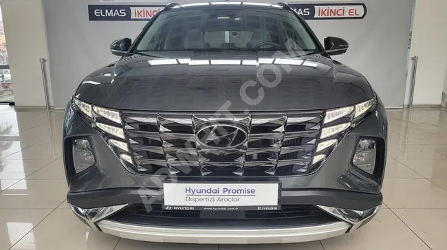 سيارة HYUNDAI TUCSON 1.6 CRDI ELITE PLUS 4x4 DCT  موديل 2022 - بمسافة 12.000 كم