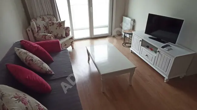 2+1 medium type apartment fully furnished for rent in SILIVRI KIPTAS 3rd STAGE.