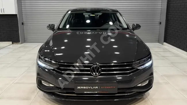 سيارة VOLKSWAGEN PASSAT موديل 2021_فقط 45,000 كم_مكيف جديد_شعار جديد_ BUSINESS _قوة 150 حصان