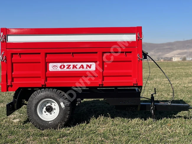 Two-wheeled trailer with a 2-ton capacity