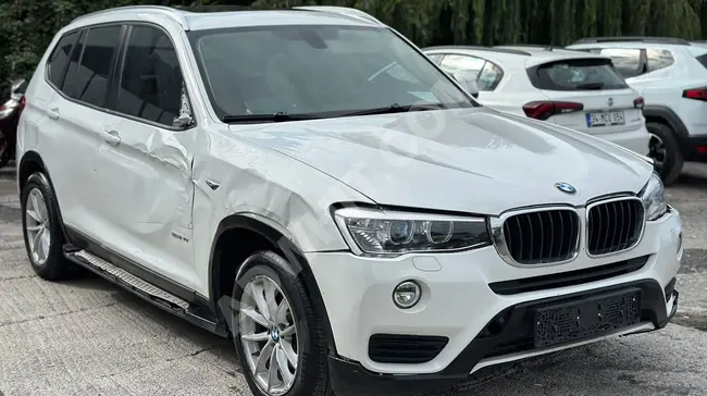 BMW X3 20i sDrive 2014 model, 155,000 km, panoramic roof, in good working condition.