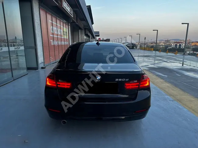 سيارة BMW 320D موديل  2014، 198000 كم، بدون تغييرات ديزل أوتوماتيك ونظيفة جدًا