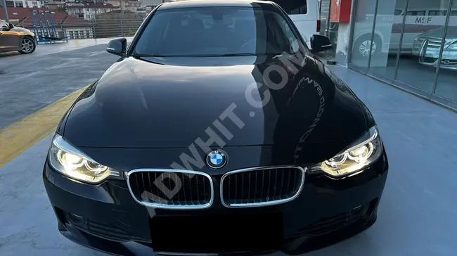 سيارة BMW 320D موديل  2014، 198000 كم، بدون تغييرات ديزل أوتوماتيك ونظيفة جدًا