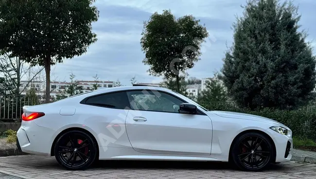 BMW 420i Coupe M Sport, موديل 2023, شاشة جديدة, عرض على الزجاج الامامي, مصابيح ليزر, بدون عيوب