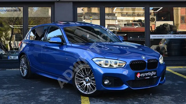 BMW 118i موديل 2015, عداد 111.000 كم, بدون طلاء, شاشة NBT, جنوط M, مقود M - من EŞREFOĞLU