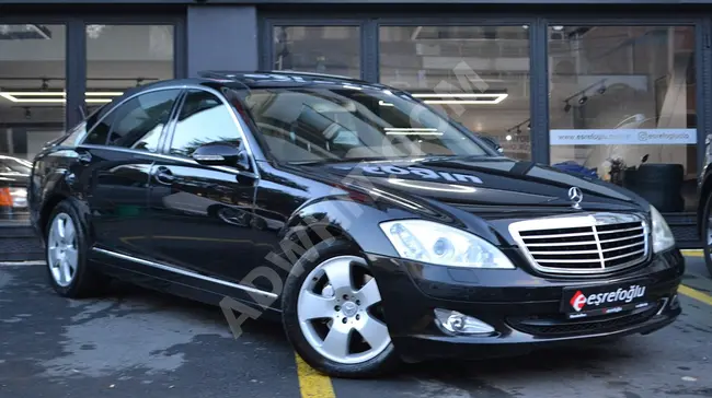 ​MERCEDES-BENZ S350 L موديل 2006, تبريد, مقود خشب ماهوجني, حزمة وسائط خلفية- EŞREFOĞLU