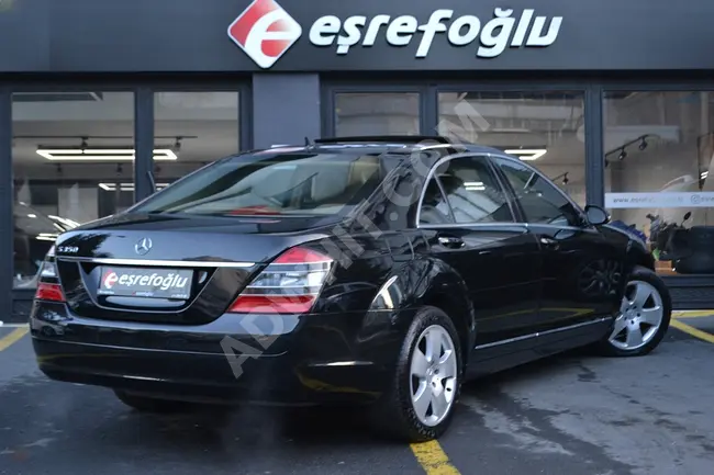 ​MERCEDES-BENZ S350 L موديل 2006, تبريد, مقود خشب ماهوجني, حزمة وسائط خلفية- EŞREFOĞLU