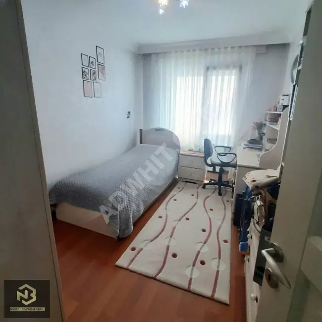 4+1 apartment with garden system for sale on the first floor with closed parking.