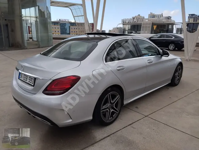 Mercedes-Benz C 200 D model of 2021, certified service maintenance with 59,000 km traveled, for a down payment of 400,000 TL.