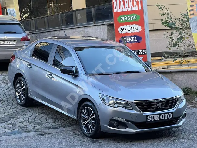 سيارة PEUGEOT 301 1.5 BlueHDI ALLURE موديل 2019 عداد  132.000 كم جميع  الصيانات جديدة!!